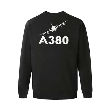 AIRBUS 380 Men's Oversized Fleece Crew Sweatshirt e-joyer